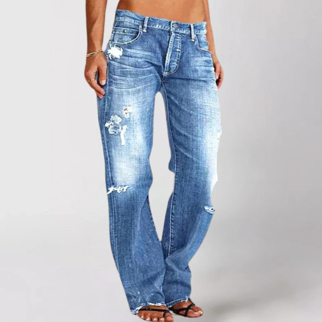 CAITLIN™ - Loose Wide-Leg Denim Jeans