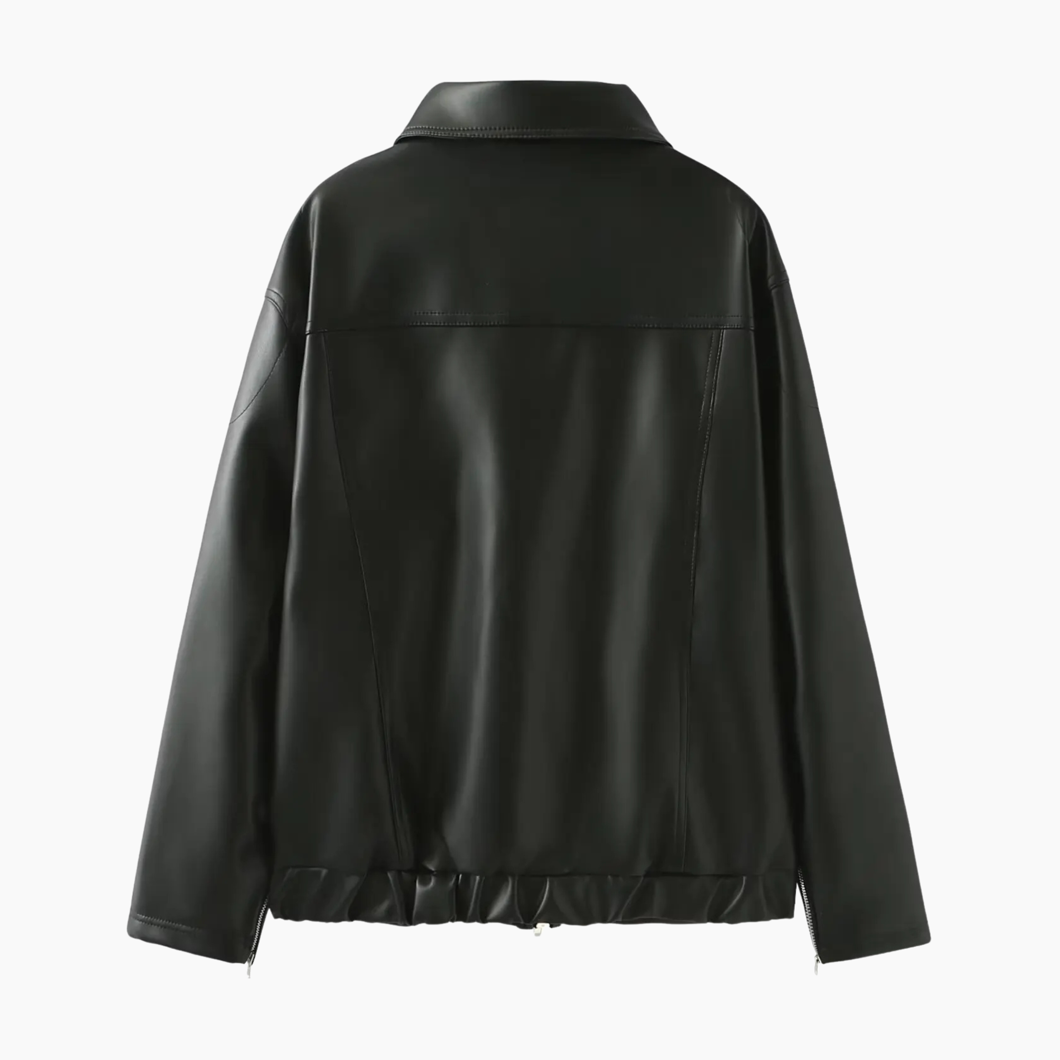 AUDREY™ - Chic Bow Leather Jacket