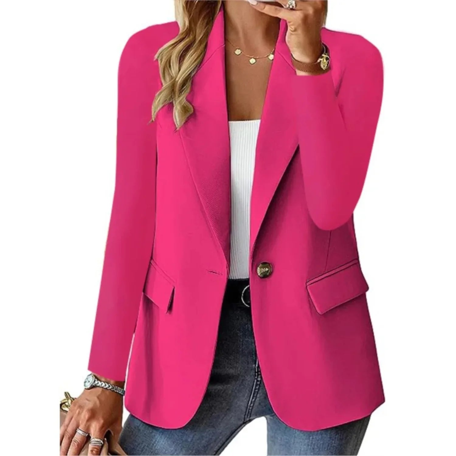 BRITTANY™ - Sophisticated Long Sleeve Blazer