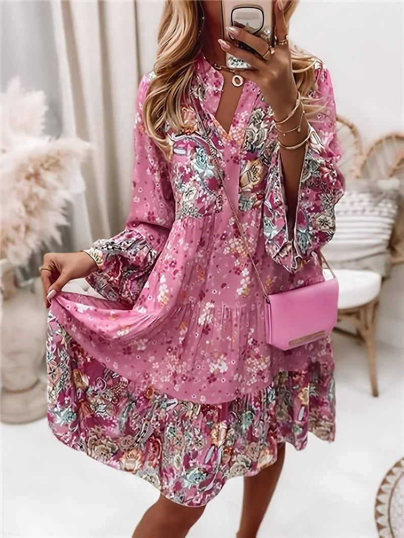 KRISTINA™ - Trendy Floral Dress