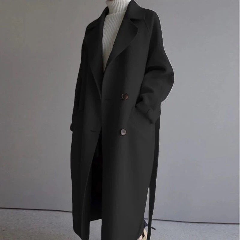 CANDICE- Elegant Longline Coat